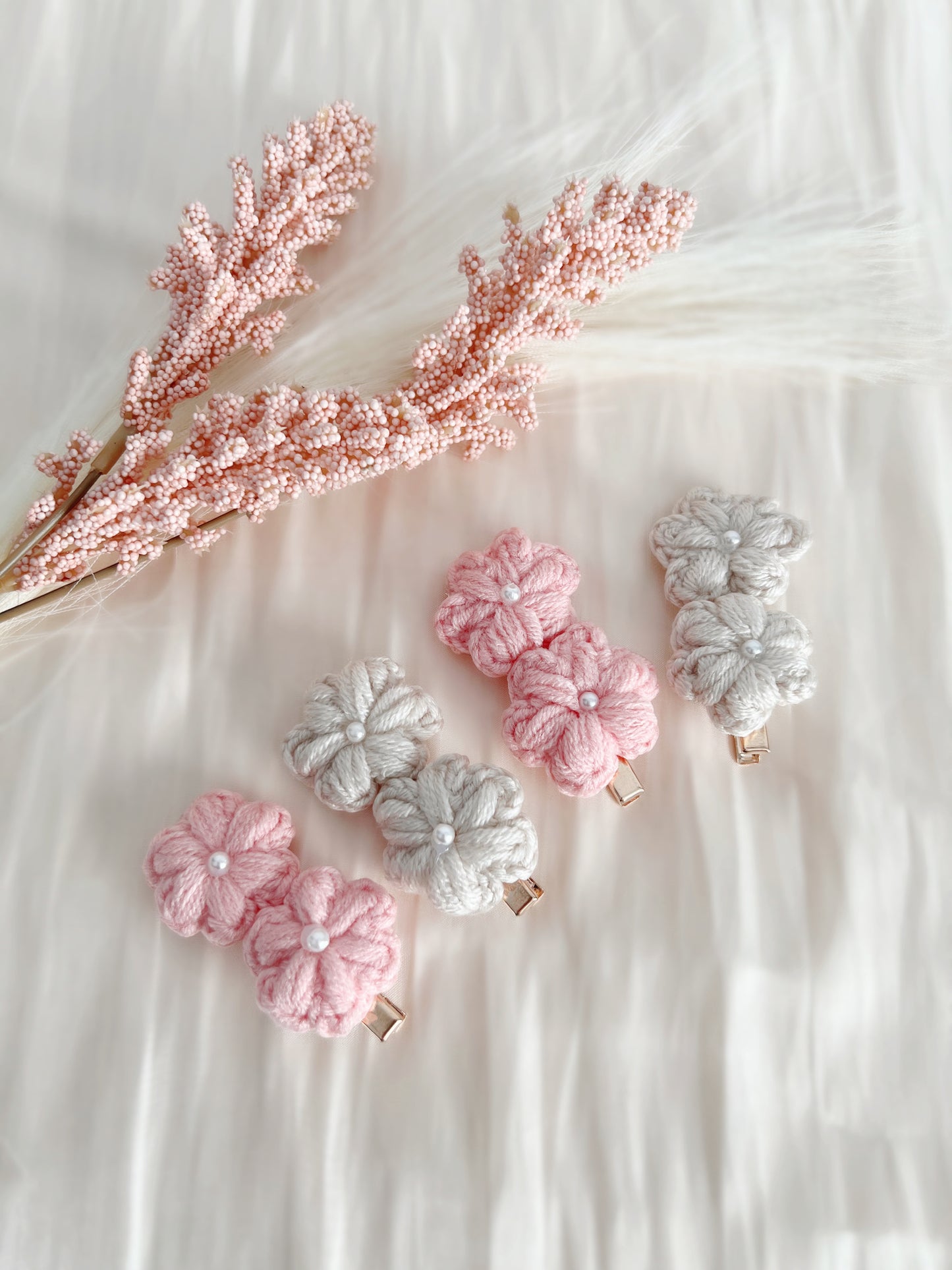 Bloom & Pearl Clip Set