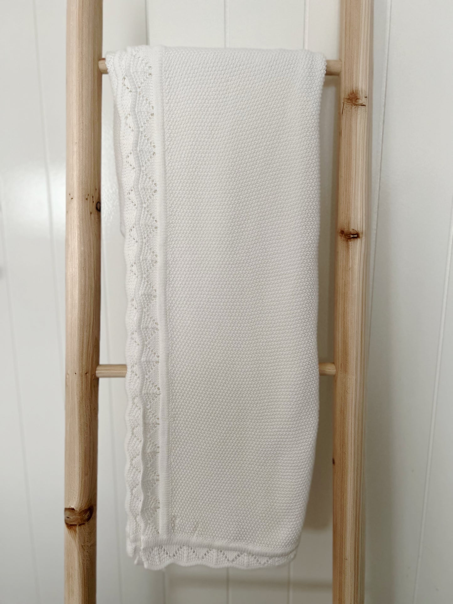 The Heirloom Organic Knit Baby Blanket