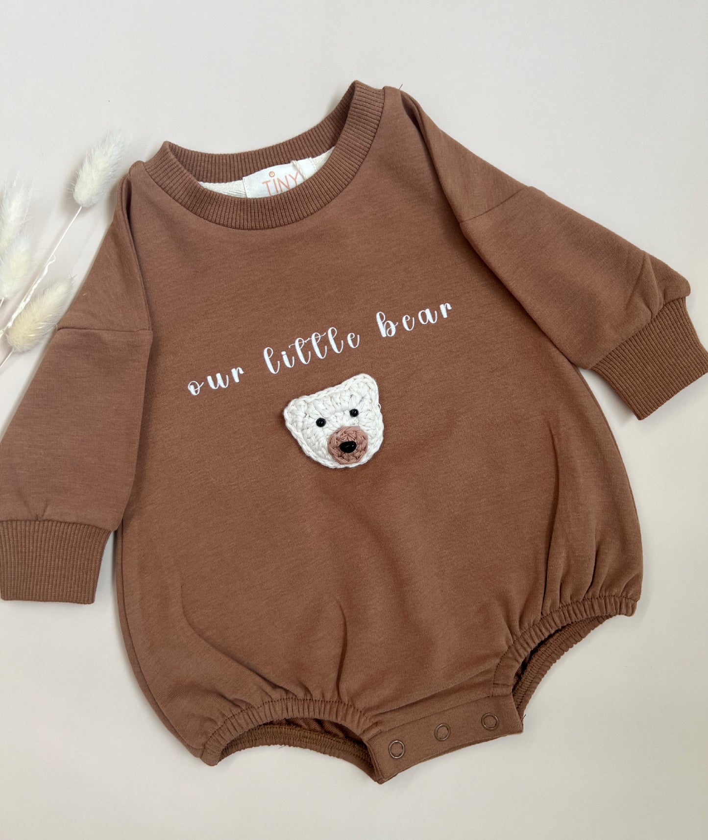 Our Little Bear Romper Brown 🐻