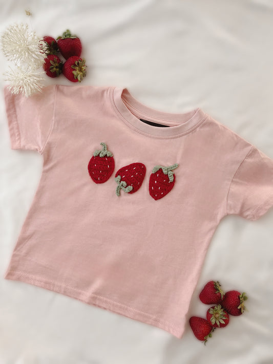 Sweet Strawberry Pink Tee