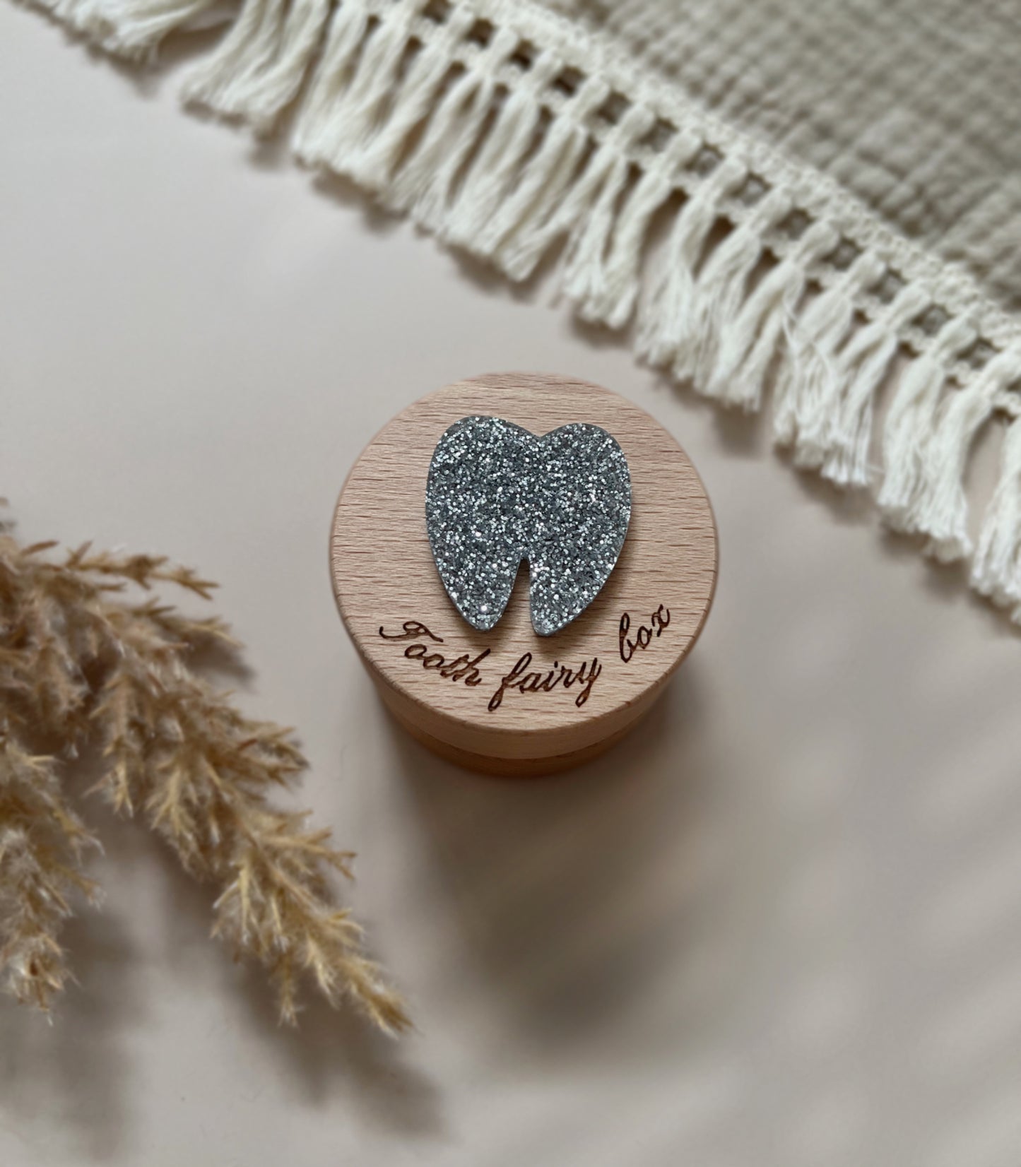 Wooden Tooth Fairy Keepsake Box