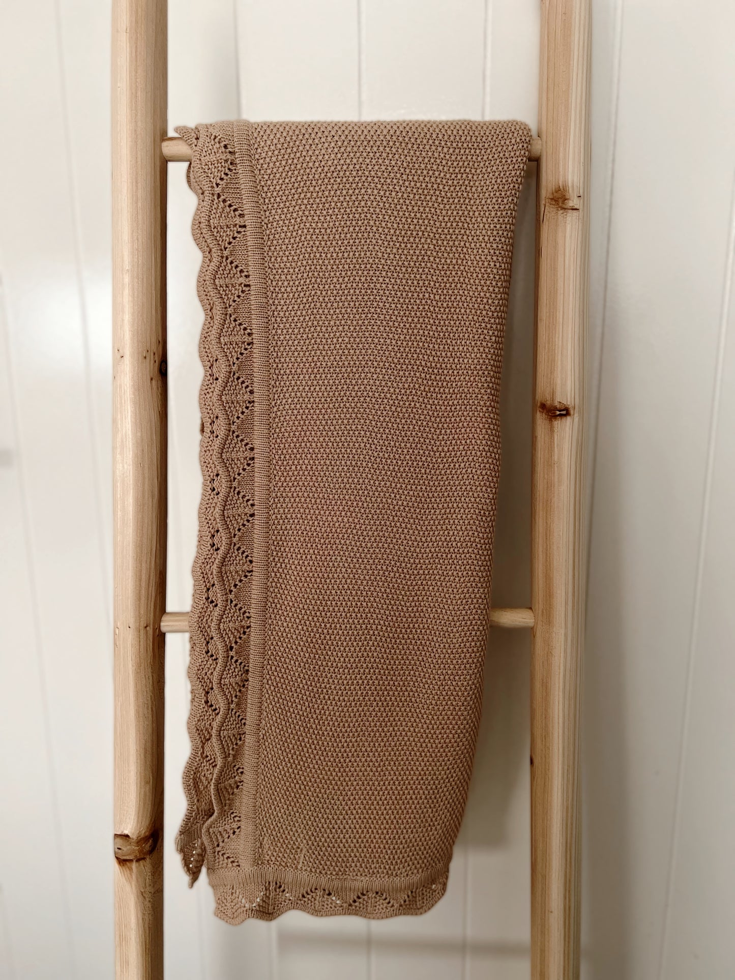 The Heirloom Organic Knit Baby Blanket