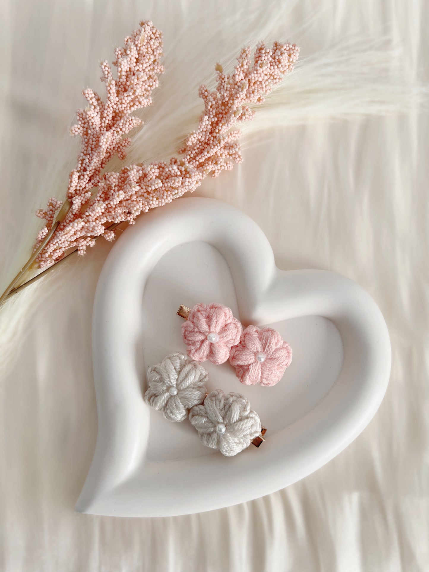 Bloom & Pearl Clip Set